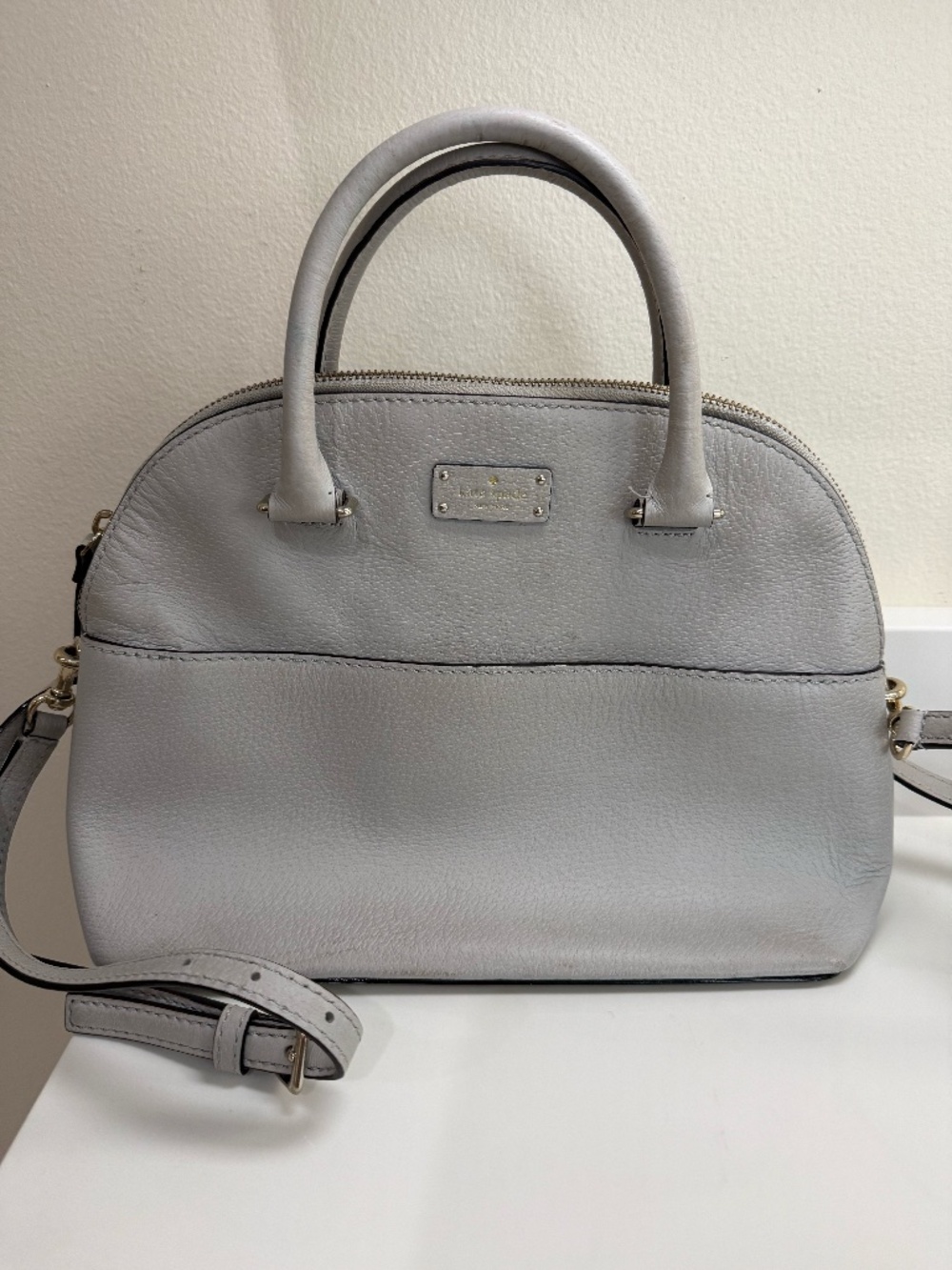 Kate Spade Gray Satchel – Shoulder/Crossbody Bag